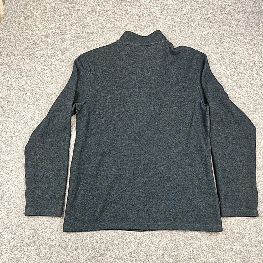 PrAna Jacket Mens Large Gray Wool Blend Knit Full Zip Fleece Lined Outdoor - Picture 7 of 10